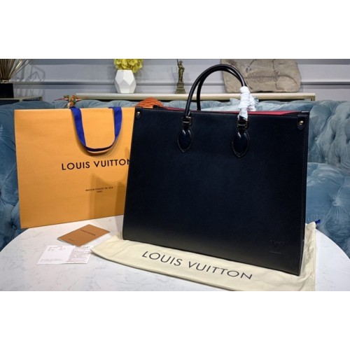 Louis Vuitton M56080 Onthego GM tote bag in Black Epi Leather Louis Vuitton M56080 Onthego GM tote bag in Black Epi Leather