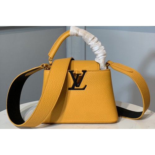 Louis Vuitton M56914 Capucines Mini handbag in Saffron Taurillon leather Louis Vuitton M56914 Capucines Mini handbag in Saffron Taurillon leather