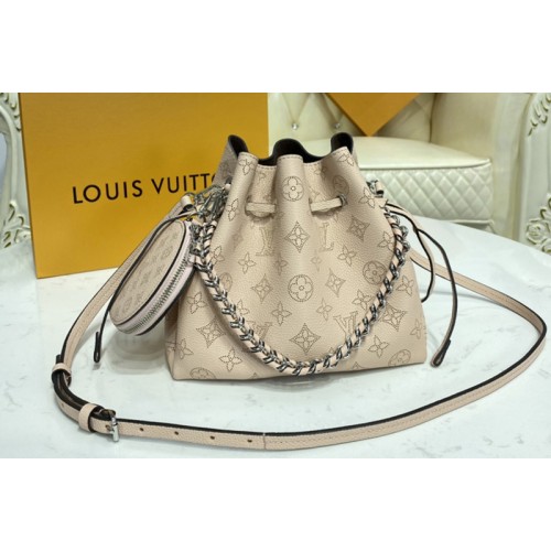Louis Vuitton M57068 Bella bucket bag in Magnolia Pink Mahina calf leather Louis Vuitton M57068 Bella bucket bag in Magnolia Pink Mahina calf leather
