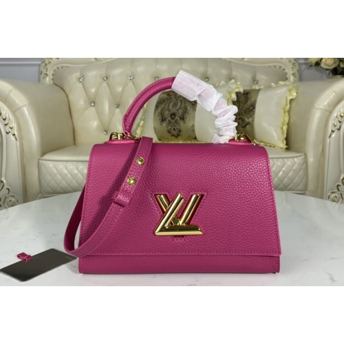 Louis Vuitton M57096 Twist One Handle PM handbag in Orchidee Pink Taurillon leather Louis Vuitton M57096 Twist One Handle PM handbag in Orchidee Pink Taurillon leather
