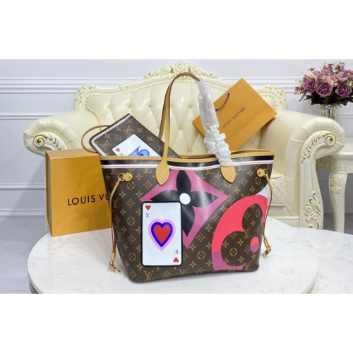 Louis Vuitton M57483 Game On Neverfull MM tote Bag in Game On Monogram canvas Louis Vuitton M57483 Game On Neverfull MM tote Bag in Game On Monogram canvas