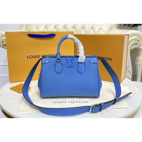 Louis Vuitton M57681 Grenelle Tote PM bag in Blue Epi grained leather Louis Vuitton M57681 Grenelle Tote PM bag in Blue Epi grained leather
