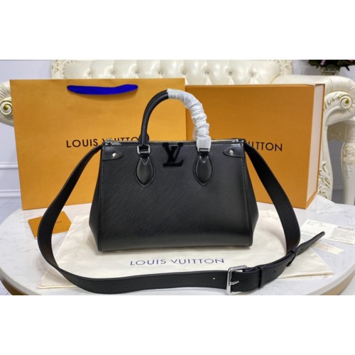Louis Vuitton M57680 Grenelle Tote PM bag in Black Epi grained leather Louis Vuitton M57680 Grenelle Tote PM bag in Black Epi grained leather