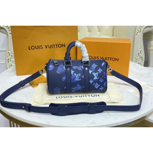 Louis Vuitton M57844 Keepall XS bag in Ink Watercolor Monogram motif Louis Vuitton M57844 Keepall XS bag in Ink Watercolor Monogram motif