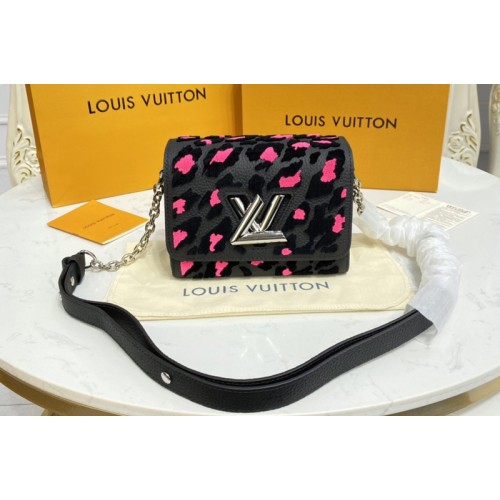 Louis Vuitton M58569 Twist PM handbag in Printed & 038 tufted Taurillon leather Louis Vuitton M58569 Twist PM handbag in Printed & 038 tufted Taurillon leather