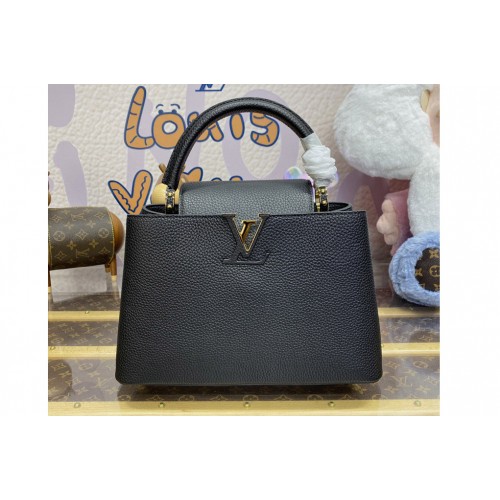 Louis Vuitton M59516 Capucines MM Bag in Black Taurillon leather Louis Vuitton M59516 Capucines MM Bag in Black Taurillon leather