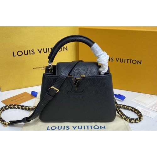 Louis Vuitton M59928 Capucines Mini handbag in Black Taurillon leather Louis Vuitton M59928 Capucines Mini handbag in Black Taurillon leather