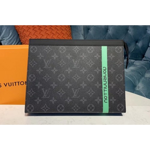 Louis Vuitton M61692 Pochette Voyage MM Bags Monogram Eclipse Canvas Louis Vuitton M61692 Pochette Voyage MM Bags Monogram Eclipse Canvas