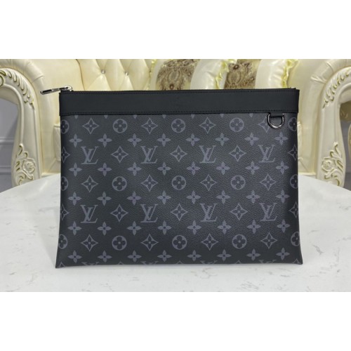 Louis Vuitton M62291 Discovery pochette clutch in supple Monogram Eclipse canvas Louis Vuitton M62291 Discovery pochette clutch in supple Monogram Eclipse canvas