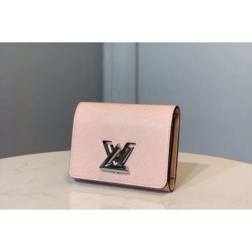 Louis Vuitton M62934 Twist compact wallet in Pink Epi leather Louis Vuitton M62934 Twist compact wallet in Pink Epi leather