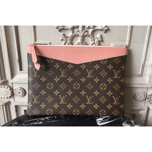 Louis Vuitton M64590 Daily Pouch Bags in Monogram Canvas With Pink Louis Vuitton M64590 Daily Pouch Bags in Monogram Canvas With Pink
