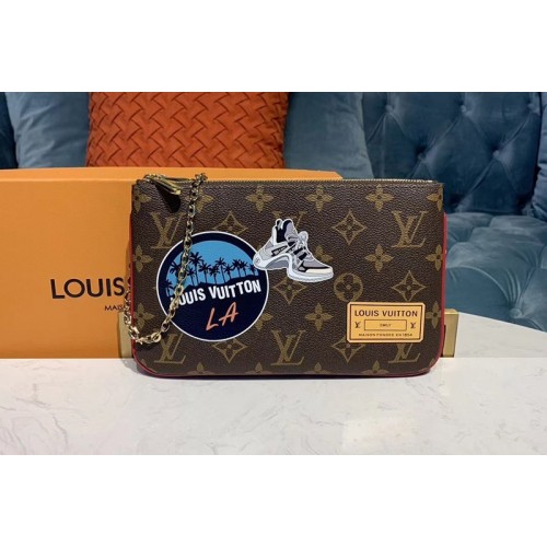 Louis Vuitton M67561 Pochette Double Zip Bags Monogram canvas Louis Vuitton M67561 Pochette Double Zip Bags Monogram canvas