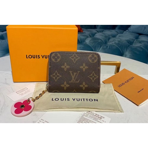 Louis Vuitton M68312 Zippy Coin Purse Monogram Canvas With Pink Louis Vuitton M68312 Zippy Coin Purse Monogram Canvas With Pink