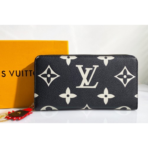 Louis Vuitton M69698 CraftyZippy wallet in Black Monogram Empreinte Leather Louis Vuitton M69698 CraftyZippy wallet in Black Monogram Empreinte Leather