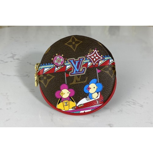Louis Vuitton M69749 Round Coin Purse in Monogram canvas