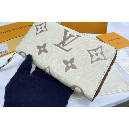 Louis Vuitton M80116 Zippy coin purse in Bicolor Monogram Empreinte Leather