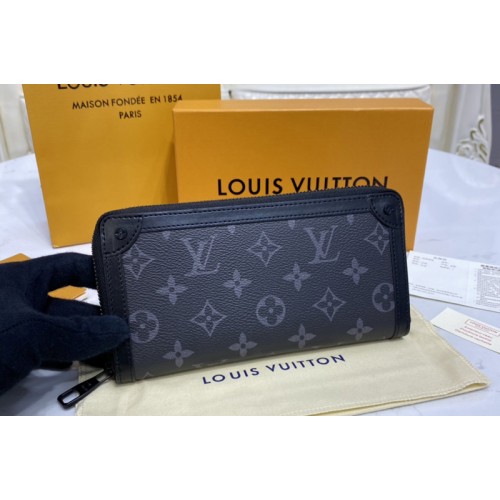 Louis Vuitton M80558 Zippy Wallet Trunk in Monogram Eclipse coated canvas Louis Vuitton M80558 Zippy Wallet Trunk in Monogram Eclipse coated canvas