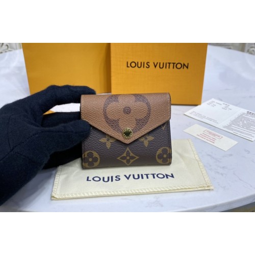 Louis Vuitton M80725 Zoe wallet in Monogram and Monogram Reverse coated canvas Louis Vuitton M80725 Zoe wallet in Monogram and Monogram Reverse coated canvas