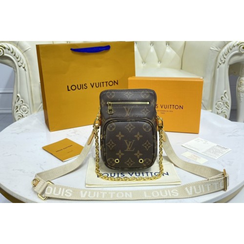 Louis Vuitton M80746 Utility Phone Sleeve Bag in Monogram coated canvas Louis Vuitton M80746 Utility Phone Sleeve Bag in Monogram coated canvas