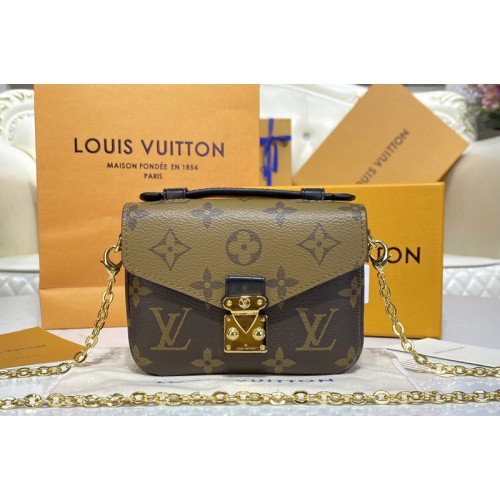 Louis Vuitton M81267 Micro Metis bag in Monogram Reverse coated Louis Vuitton M81267 Micro Metis bag in Monogram Reverse coated