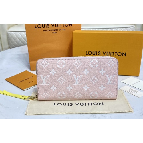 Louis Vuitton M81279 Zippy wallet on Pink Beige Yellow Monogram Empreinte leather Louis Vuitton M81279 Zippy wallet on Pink Beige Yellow Monogram Empreinte leather