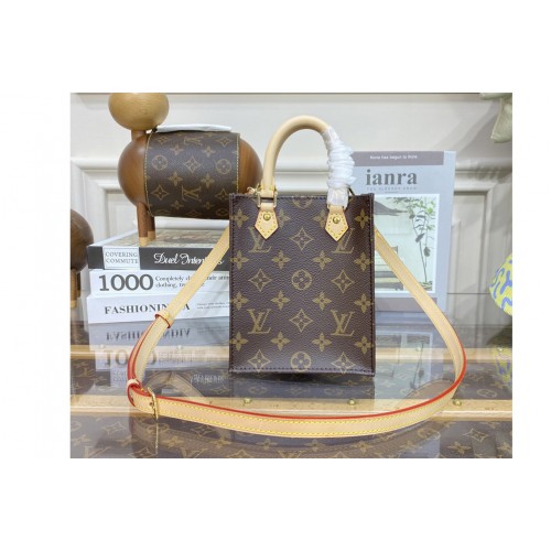 Louis Vuitton M81295 Petit Sac Plat bag in Monogram coated canvas Louis Vuitton M81295 Petit Sac Plat bag in Monogram coated canvas
