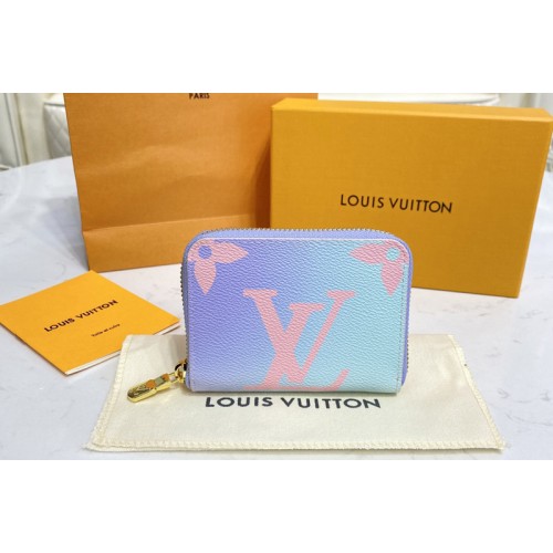 Louis Vuitton M81388 Zippy coin purse on Sunrise Pastel Monogram canvas Louis Vuitton M81388 Zippy coin purse on Sunrise Pastel Monogram canvas