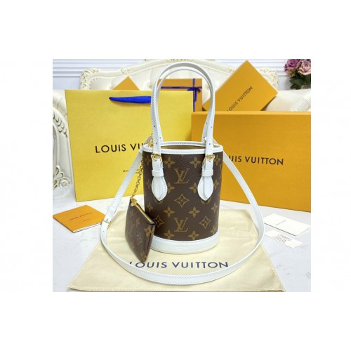 Louis Vuitton M81489 Nano Bucket Bag in Monogram Canvas Louis Vuitton M81489 Nano Bucket Bag in Monogram Canvas