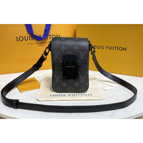 Louis Vuitton M81522 S-Lock Vertical wearable wallet in Monogram Eclipse Canvas Louis Vuitton M81522 S-Lock Vertical wearable wallet in Monogram Eclipse Canvas