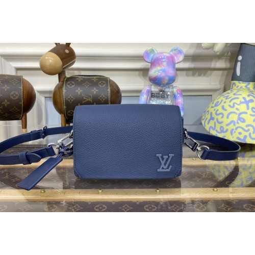 Louis Vuitton M82085 Fastline Wearable Wallet in Blue Cowhide leather Louis Vuitton M82085 Fastline Wearable Wallet in Blue Cowhide leather
