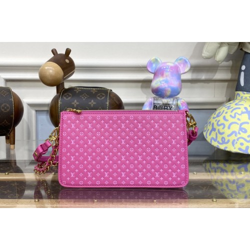 Louis Vuitton M82232 Lexington Pouch in Pink Monogram-embossed calf leather Louis Vuitton M82232 Lexington Pouch in Pink Monogram-embossed calf leather
