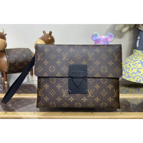 Louis Vuitton M82598 Pochette S-Lock Bag in Monogram Canvas Louis Vuitton M82598 Pochette S-Lock Bag in Monogram Canvas