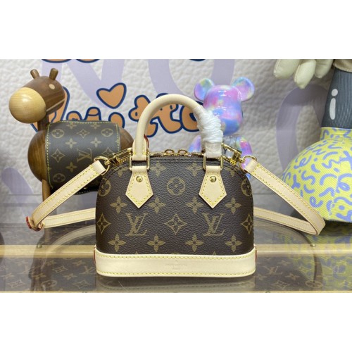 Louis Vuitton M82717 Nano Alma Bag in Monogram coated canvas Louis Vuitton M82717 Nano Alma Bag in Monogram coated canvas