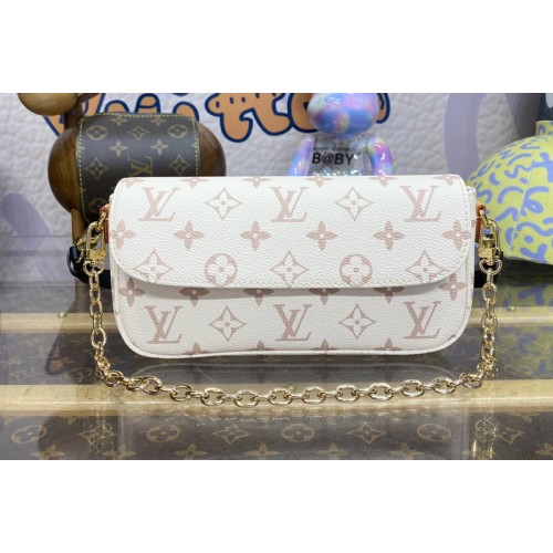 Louis Vuitton M83091 Wallet on Chain Ivy Bag in Monogram Dune coated canvas Louis Vuitton M83091 Wallet on Chain Ivy Bag in Monogram Dune coated canvas