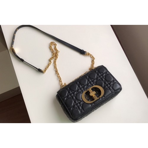 Christian Dior M9241 Small Dior Caro bag in Black Soft Cannage Calfskin Christian Dior M9241 Small Dior Caro bag in Black Soft Cannage Calfskin