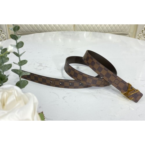 Louis Vuitton M9267U linitiales 25mm Belt in Damier ebene canvas Louis Vuitton M9267U linitiales 25mm Belt in Damier ebene canvas