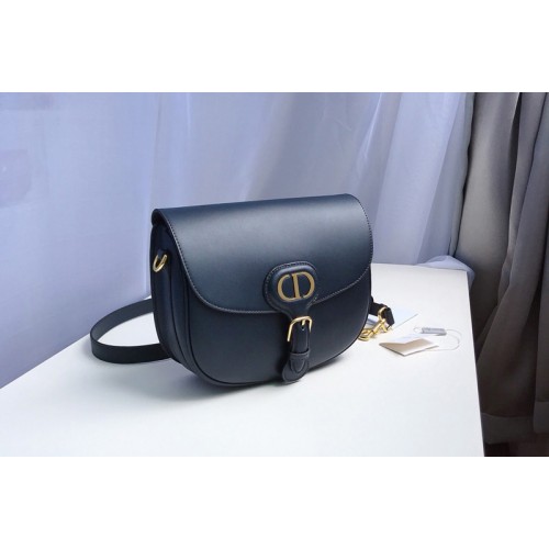 Christian Dior M9319 Medium Dior Bobby Bag in Blue Box Calfskin Christian Dior M9319 Medium Dior Bobby Bag in Blue Box Calfskin