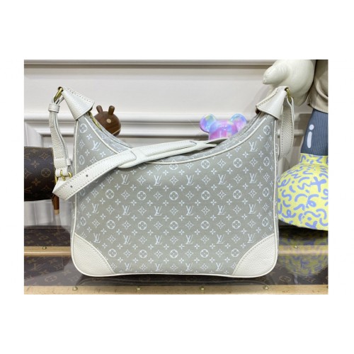 Louis Vuitton M95225 Boulogne handbag in White Monogram Denim Louis Vuitton M95225 Boulogne handbag in White Monogram Denim