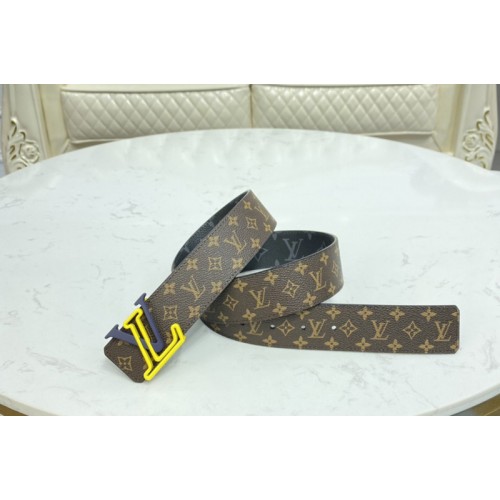 Louis Vuitton MP295V Line 40mm reversible belt in Monogram Canvas Monogram Eclipse Canvas Louis Vuitton MP295V Line 40mm reversible belt in Monogram Canvas Monogram Eclipse Canvas