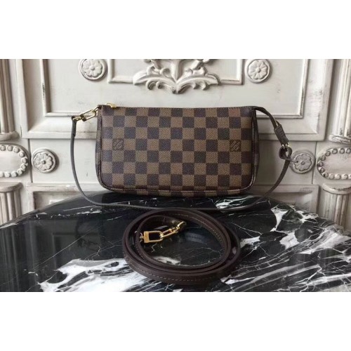Louis Vuitton N41206 Pochette Accessoires in Damier Ebene Canvas Louis Vuitton N41206 Pochette Accessoires in Damier Ebene Canvas