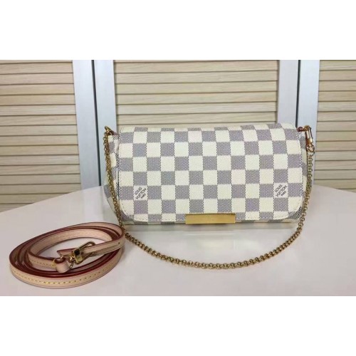 Louis Vuitton N41277 Favorite PM Bag in Damier Azur canvas Louis Vuitton N41277 Favorite PM Bag in Damier Azur canvas