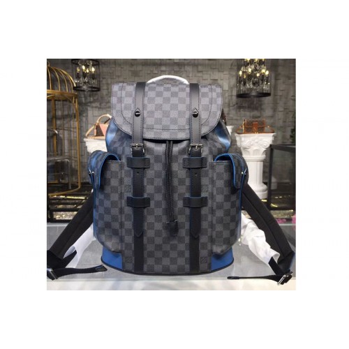 Louis Vuitton N42422 Christopher PM Backpack in Damier Graphite Canvas Louis Vuitton N42422 Christopher PM Backpack in Damier Graphite Canvas