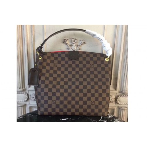 Louis Vuitton N44044 Graceful PM Bag in Damier Ebene Canvas Louis Vuitton N44044 Graceful PM Bag in Damier Ebene Canvas