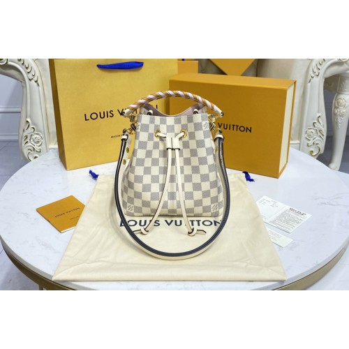 Louis Vuitton N45292 NeoNoe BB bucket bag in Damier Azur coated canvas Louis Vuitton N45292 NeoNoe BB bucket bag in Damier Azur coated canvas