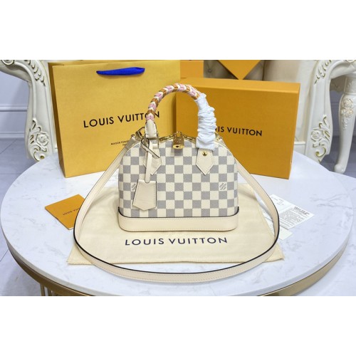Louis Vuitton N45294 Alma BB handbag in Damier Azur coated canvas Louis Vuitton N45294 Alma BB handbag in Damier Azur coated canvas