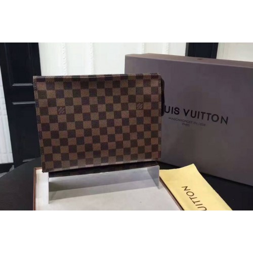 Louis Vuitton N47543 Ebony Handbag in Damier Ebene Canvas Louis Vuitton N47543 Ebony Handbag in Damier Ebene Canvas
