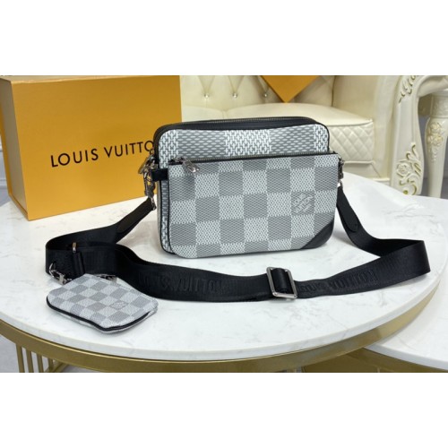 Louis Vuitton N50017 Trio Messenger bag in White Damier Canvas Louis Vuitton N50017 Trio Messenger bag in White Damier Canvas