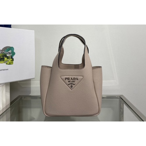 Prada 1BA349 Leather mini bag in Beige Togo Leather Prada 1BA349 Leather mini bag in Beige Togo Leather