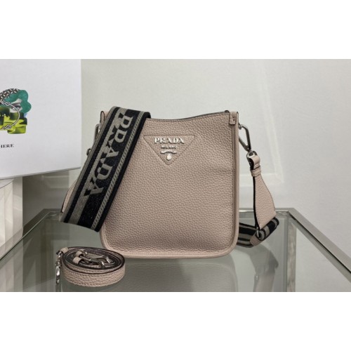 Prada 1BH191 Leather mini shoulder bag in Sand Leather Prada 1BH191 Leather mini shoulder bag in Sand Leather