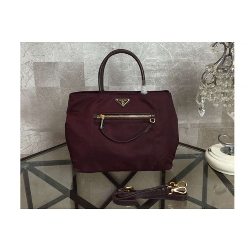 Prada BN1825 Nylon Tote Bags Red Prada BN1825 Nylon Tote Bags Red
